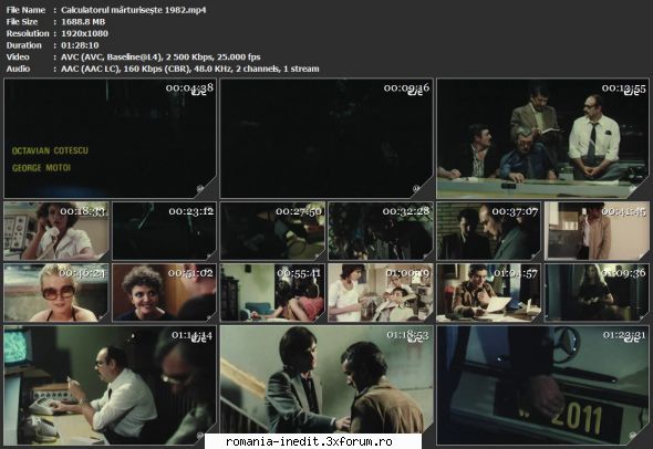 Calculatorul marturiseste (1982) - sasadoru - Filme rom�nesti - Romanian Movies