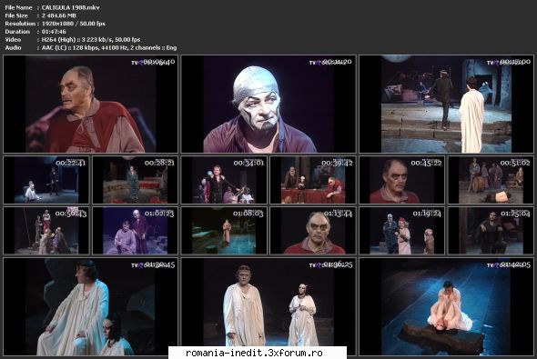 Caligula (1988) (Teatru TV) - sasadoru - Teatru rom�nesc - Romanian Theater