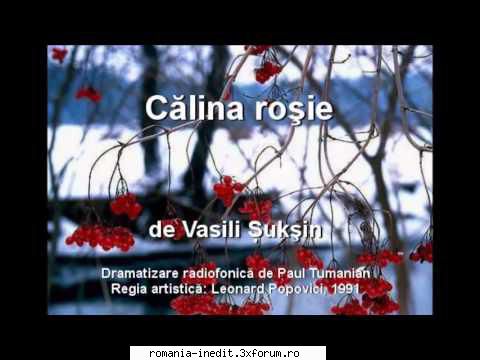 Călina roşie (1991) (Teatru radiofonic) - Vasili Makarovici Suk - Teatru rom�nesc - Romanian Theater