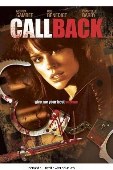Call Back.2009.DVDRip.XviD - Call.Back.2009.DVDRip.XviD-ViSiON.NoRar - Filme - Movies