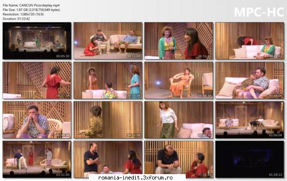 Cancun(Teatrul Nottara) - De: Jordi Galcer�n Traducerea: Luminița - Teatru rom�nesc - Romanian Theater