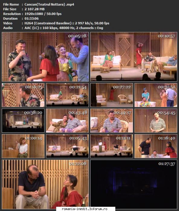 Cancun(Teatrul Nottara) - sasadoru - Teatru rom�nesc - Romanian Theater