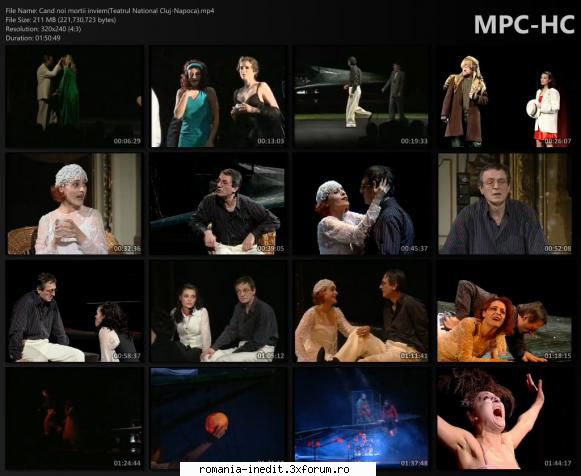 Cand noi mortii inviem(Teatrul National Cluj-Napoca) - de Henrik Ibsen tr - Teatru rom�nesc - Romanian Theater