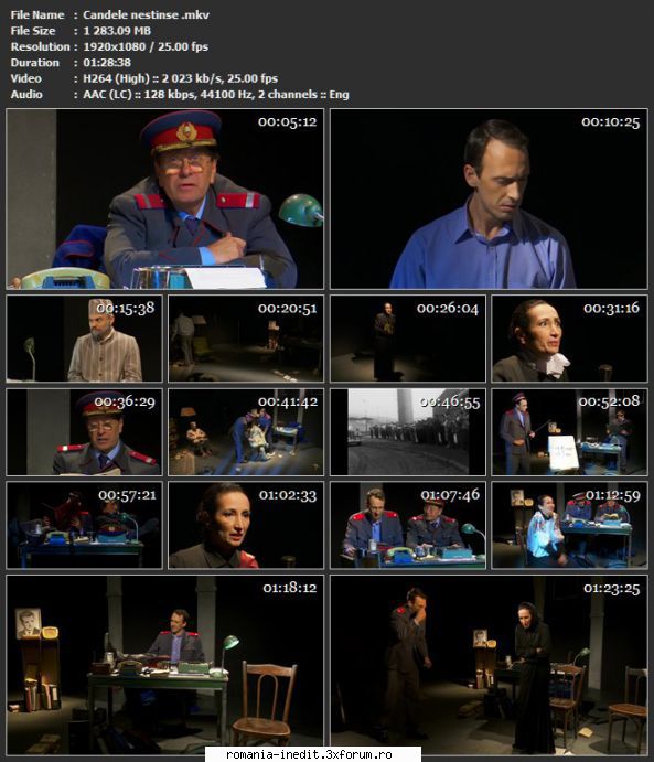 Candele nestinse (2017) - sasadoru - Teatru rom�nesc - Romanian Theater