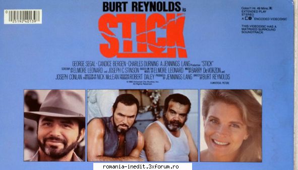 Candice Bergen - Stick 1985 Year:1985 Country Genre Quality - Filme clasice - Old Movies