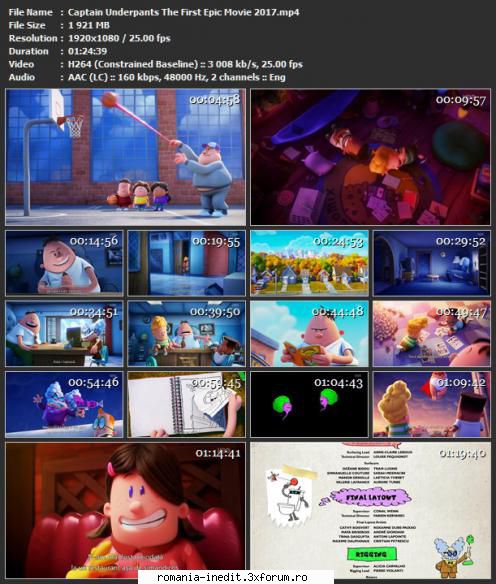 Captain Underpants The First Epic Movie (2017) - Captain Underpants The - Filme pentru copii - Movies for kids
