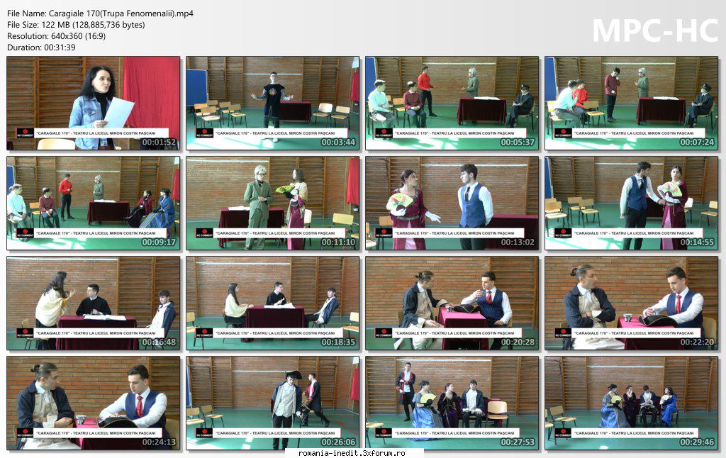 Caragiale 170(Trupa Fenomenalii) - bgl23 - Teatru rom�nesc - Romanian Theater