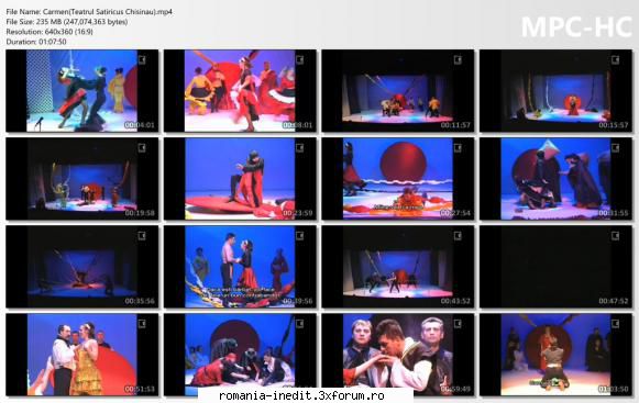 Carmen(Teatrul Satiricus Chisinau) - bgl23 - Teatru rom�nesc - Romanian Theater