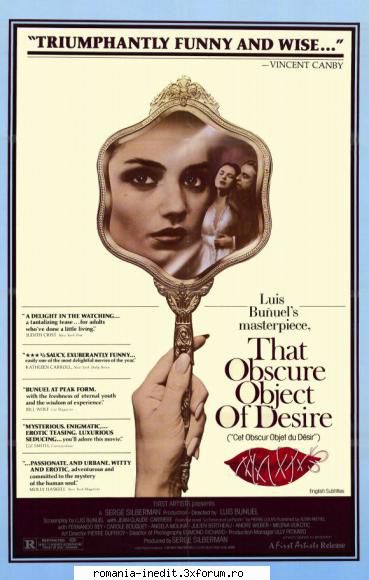 cet obscur objet du d�sir that obscure object of desire dieses obskure objekt der begierde english