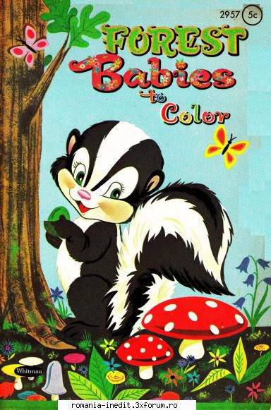 ****Cărți de colorat ***** - FOREST BABIES TO COLOR -Carte de colorat - Carti pentru copii - Books
