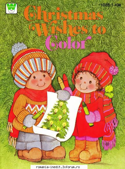 ****Cărți de colorat ***** - CHRISTMAS WISHES TO COLOR� -Carte de - Carti pentru copii - Books