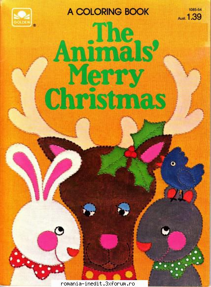 ****Cărți de colorat ***** - The Animals� Merry Christmas - Carti pentru copii - Books