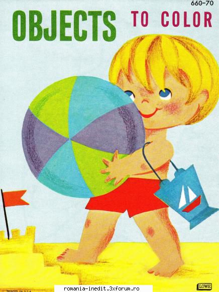 ****Cărți de colorat ***** - Objects to color 1 - Carti pentru copii - Books