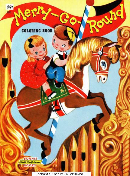****Cărți de colorat ***** - Merry-go round 2 - Carti pentru copii - Books