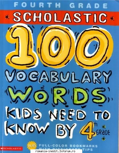 Carti pentru copii - 100 vocabulary words kids need to know Scholastic - Carti pentru copii - Books
