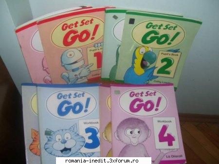 Carti pentru copii - Get Set - Go! - Vol 1, 2, 3, 4 English | Author - Carti pentru copii - Books