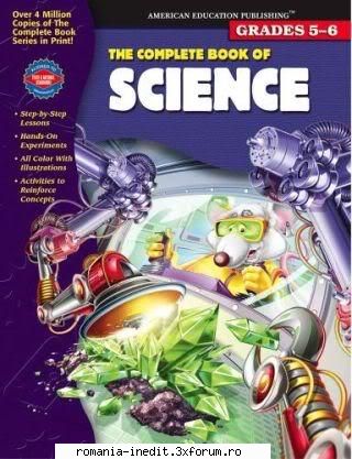 Carti pentru copii - The Complete Book of Science, Grades 5-6 American - Carti pentru copii - Books