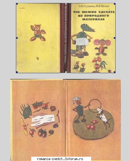 Carti pentru copii - Jucarii cu obiecte din natura( conuri, ghinde - Carti pentru copii - Books