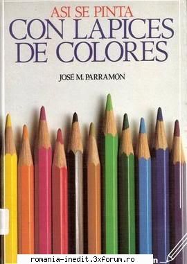 Carti pentru copii - Asi se pinta con lapices de colores (Parramon) - Carti pentru copii - Books