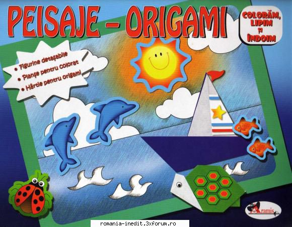 Carti pentru copii de gradinita - Adaug 2 carticele cu Peisaje cu origami - Carti pentru copii - Books