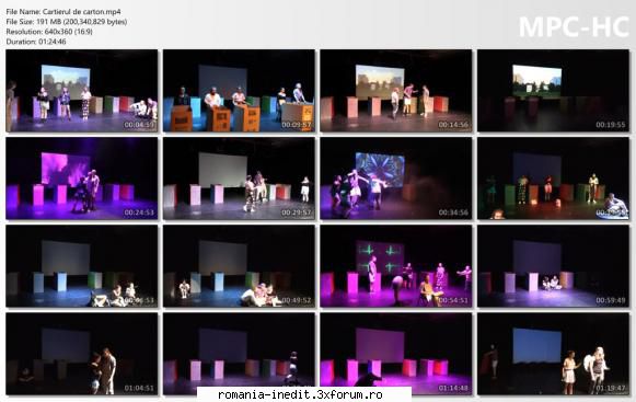 Cartierul de carton - Distribuția: Ioana Alberta Dima Sebastian - Teatru rom�nesc - Romanian Theater
