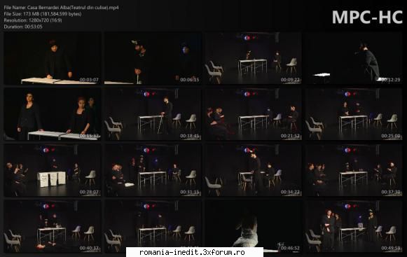 Casa Bernardei Alba(Teatrul din culise) - Cu: Oana Guță - Teatru rom�nesc - Romanian Theater