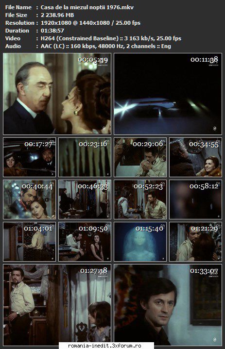 Casa de la miezul noptii (1976) - sasadoru - Filme rom�nesti - Romanian Movies