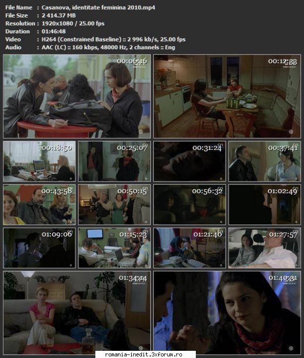 Casanova, identitate feminina (2009) - sasadoru - Filme rom�nesti - Romanian Movies