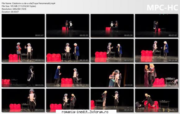Căsătorie cu de-a sila(Trupa Fenomenalii) - bgl23 - Teatru rom�nesc - Romanian Theater