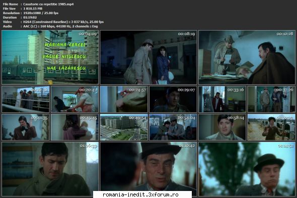Casatorie cu repetitie (1986) - sasadoru - Filme rom�nesti - Romanian Movies