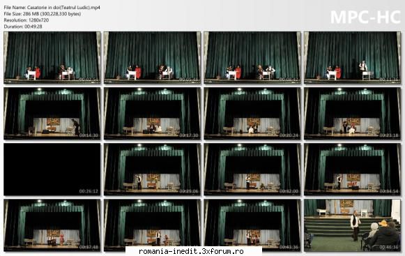 Casatorie in doi(Teatrul Ludic) - bgl23 - Teatru rom�nesc - Romanian Theater