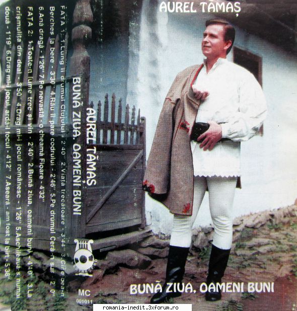 Casete Electrecord - STC1011 - Aurel Tamas - Buna ziua, oameni - Albume MP3 romanesti - Romanian MP3 albums