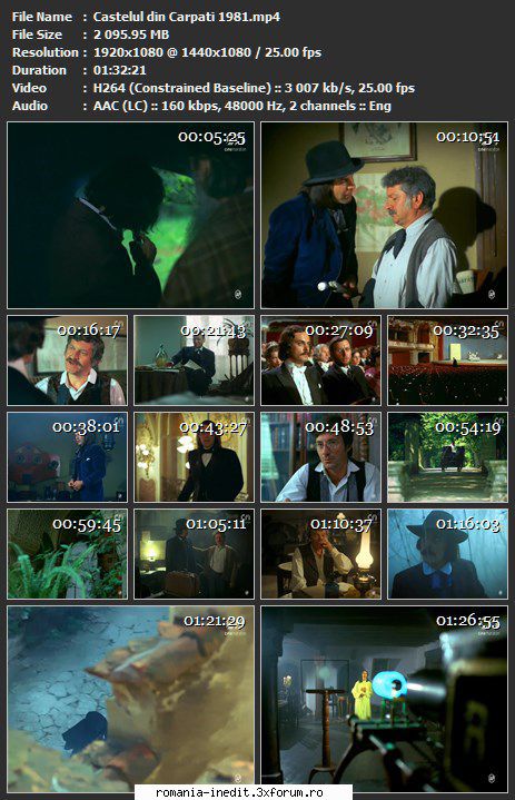 Castelul din Carpati (1981) - sasadoru - Filme rom�nesti - Romanian Movies