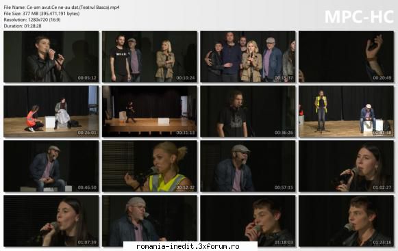 Ce-am avut.Ce ne-au dat.(Teatrul Basca) - bgl23 - Teatru rom�nesc - Romanian Theater