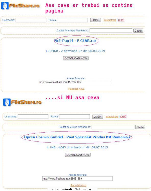 Ce sa intamplat cu site-ul www.fileshare.ro - Ca sa intelegeti la ce ma refer la postari - Tech Support