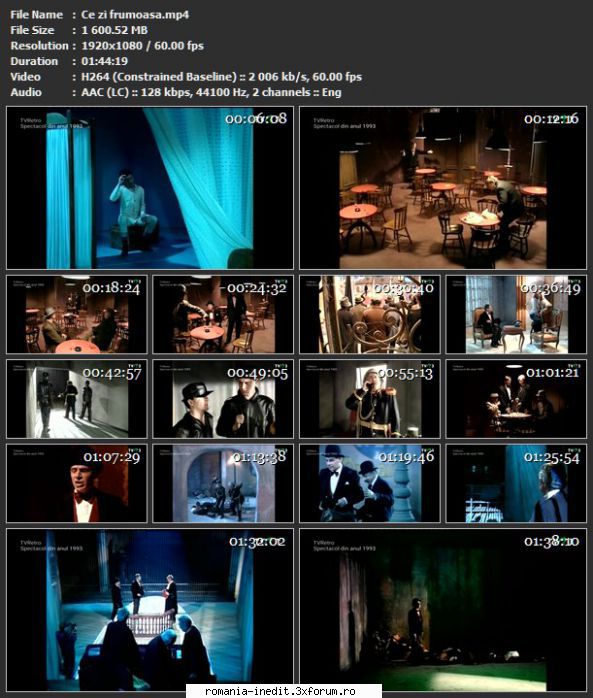 Ce zi frumoasa (1993) (Teatru TV) - sasadoru - Teatru rom�nesc - Romanian Theater