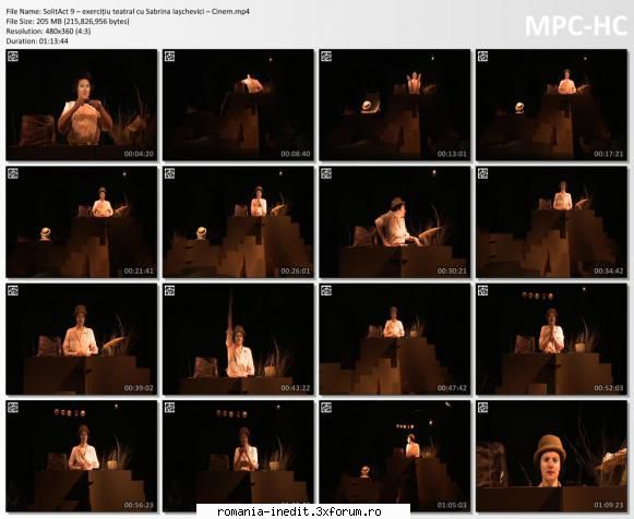 Ce zile frumoase (Unteatru) - Regia: Sanziana Stoican Scenografia - Teatru rom�nesc - Romanian Theater