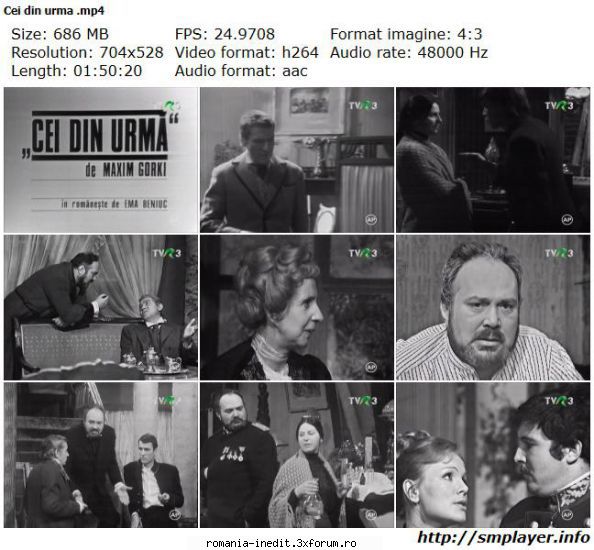 Cei din urmă (1972) (Teatru TV) - Repostare !! Cei din urma (1972) - Teatru rom�nesc - Romanian Theater