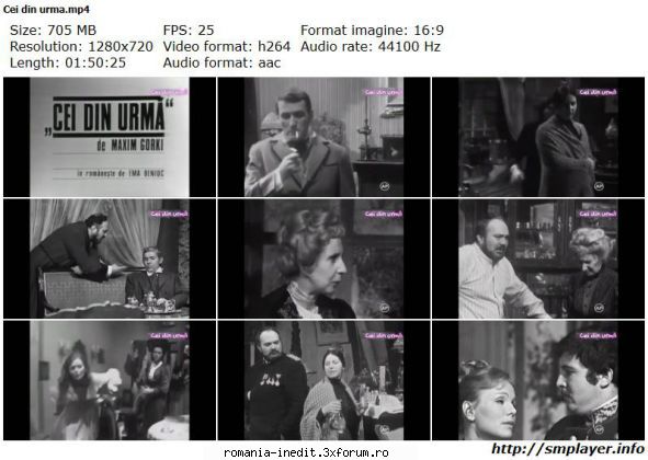 Cei din urmă (1972) (Teatru TV) - Cei din urma (1972) - Teatru rom�nesc - Romanian Theater