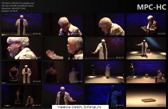 Cenusa(Teatrul Point) - Distribuție: Gheorghe Visu şi - Teatru rom�nesc - Romanian Theater
