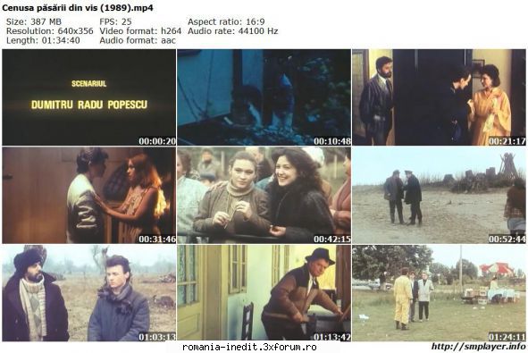 Cenusa pasarii din vis (1989) - marianvo - Filme rom�nesti - Romanian Movies