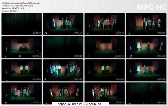 Cenușăreasa(Teatrul Odiseu) - bgl23 - Teatru rom�nesc - Romanian Theater