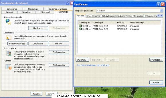 Certificate Internet explorar 7 - Salutare an ce acrpeta se afla certificatele - Tech Support