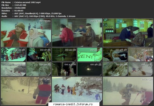 Cetatea ascunsa (1987) - sasadoru - Filme rom�nesti - Romanian Movies