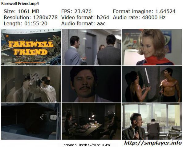 Charles Bronson (1921�2003) - Movie Collection - Farewell, Friend (1968) Adieu - Filme clasice - Old Movies