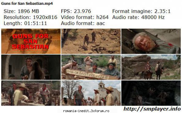 Charles Bronson (1921�2003) - Movie Collection - Guns for San Sebastian (1968) - Filme clasice - Old Movies