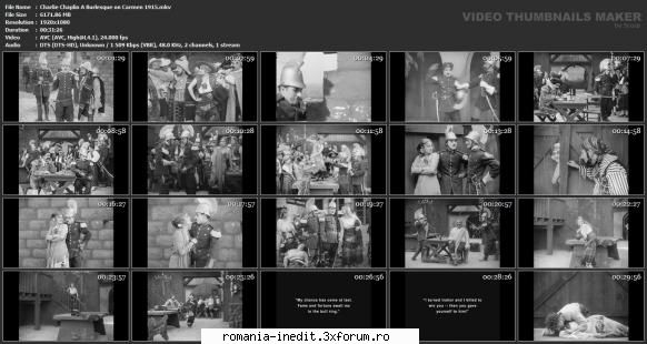 Charles Spencer Chaplin - Charlie Chaplin A Burlesque on Carmen 1915 - Filme clasice - Old Movies