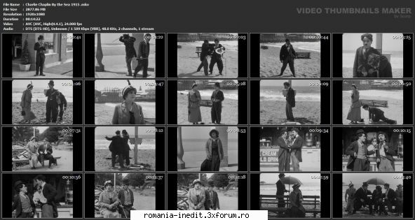 Charles Spencer Chaplin - Charlie Chaplin By the Sea 1915 Year:1915 Country - Filme clasice - Old Movies
