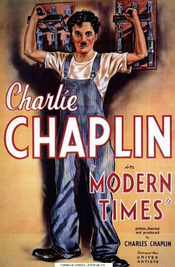 Charles Spencer Chaplin - Charlie Chaplin Modern Times Moderne Zeiten 1936 - Filme clasice - Old Movies