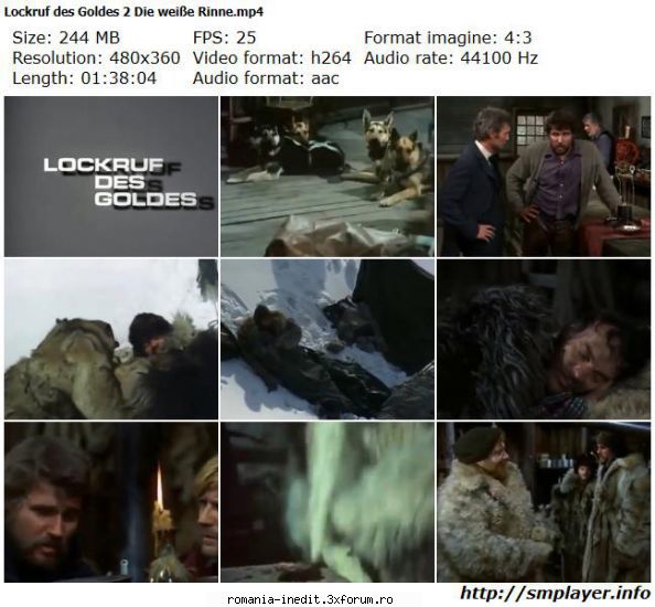 Chemarea Aurului (1975) - Lockruf des Goldes 2 Die wei�e Rinne - Filme rom�nesti - Romanian Movies